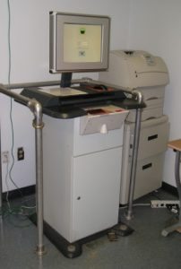 Livescan Terminal for fingerprinting