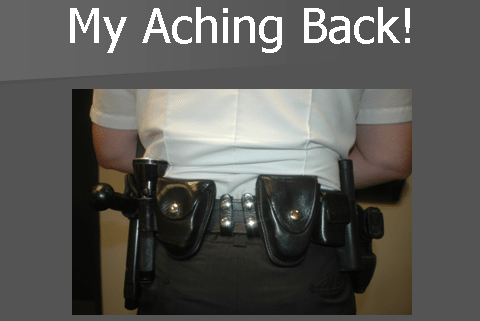 My aching back